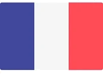 Drapeau français bleu, blanc, rouge : cocorico, fabriqué en France